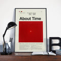 About Time Mid-Century Modern Inspired Print - Poster | Canvas Wall Art Print