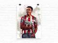 Donyell Malen Print Donyell Malen Psv Eindhoven - Poster | Canvas Wall Art Print
