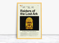 Raiders Of The Lost Ark Mid-Century Modern Inspired Print - Poster | Canvas Wall Art Print