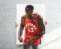 Pascal Siakam Toronto Raptors Sports Art Print, Basketball, Sports Decor – Poster | Canvas Wall Art Print