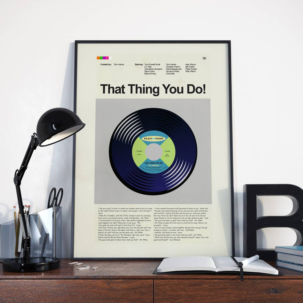 That Thing You Do! Mid-Century Modern Inspired Print - Poster | Canvas Wall Art Print