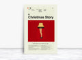 A Christmas Story Mid-Century Modern Inspired Print - Poster | Canvas Wall Art Print