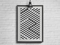 Stripe Modern Wall Art. Home. Abstract Print. Scandinavian Minimalist. - Poster | Canvas Wall Art Print