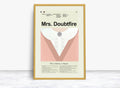 Mrs. Doubtfire Mid-Century Modern Inspired Print - Poster | Canvas Wall Art Print