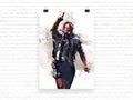 Alan Shearer Print Alan Shearer Newcastle Wall Art - Poster | Canvas Wall Art Print