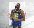 Draymond Green Golden State Warriors Sports Art Print, Basketball, Sports Decor – Poster | Canvas Wall Art Print