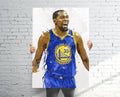 Kevin Durant Golden State Warriors Sports Art Print, Basketball, Sports Decor – Poster | Canvas Wall Art Print