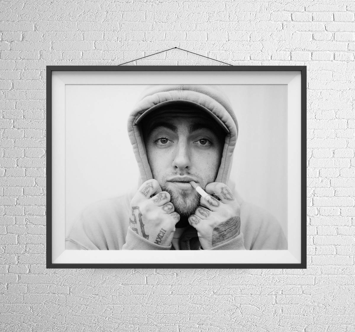 American Rap Print. Hip Hop Artist Wall Artwall Art. Modern. - Poster | Canvas Wall Art Print