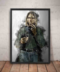 Kurt Cobain Print Kurt Cobain Wall Art - Poster | Canvas Wall Art Print