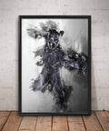 Black Panther Print Black Panther The Avengers Wall Art - Poster | Canvas Wall Art Print