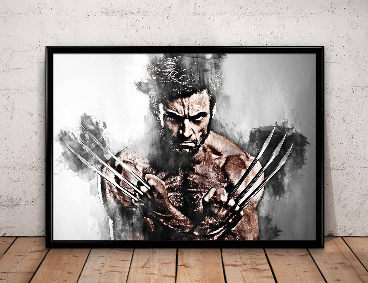 Wolverine Print Wolverine X-Men Wall Art - Poster | Canvas Wall Art Print