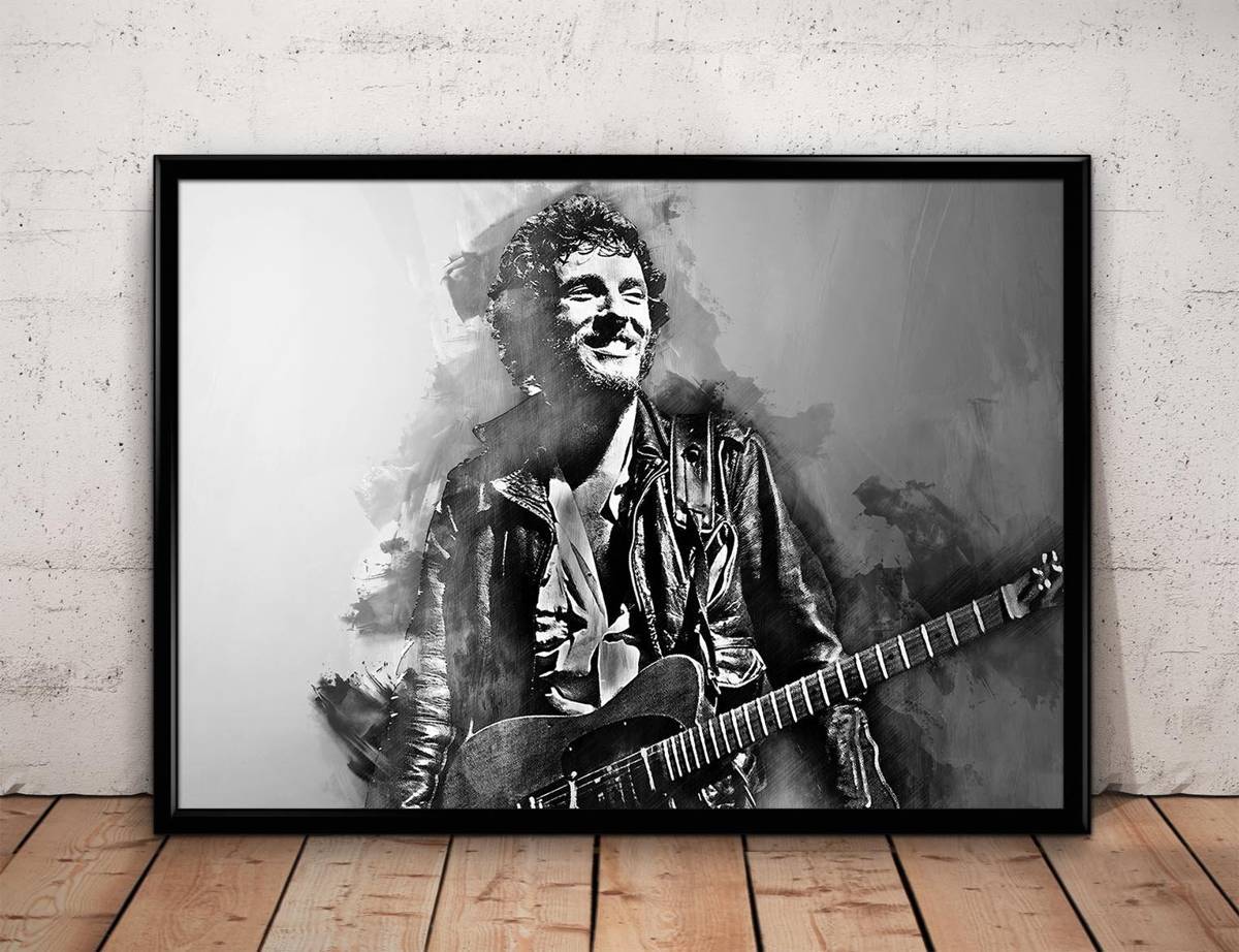 Bruce Springsteen Print Bruce Springsteen Wall Art - Poster | Canvas Wall Art Print