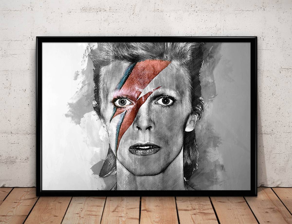 David Bowie Print David Bowie Wall Art - Poster | Canvas Wall Art Print