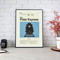 The Polar Express Mid-Century Modern Inspired Print - Poster | Canvas Wall Art Print