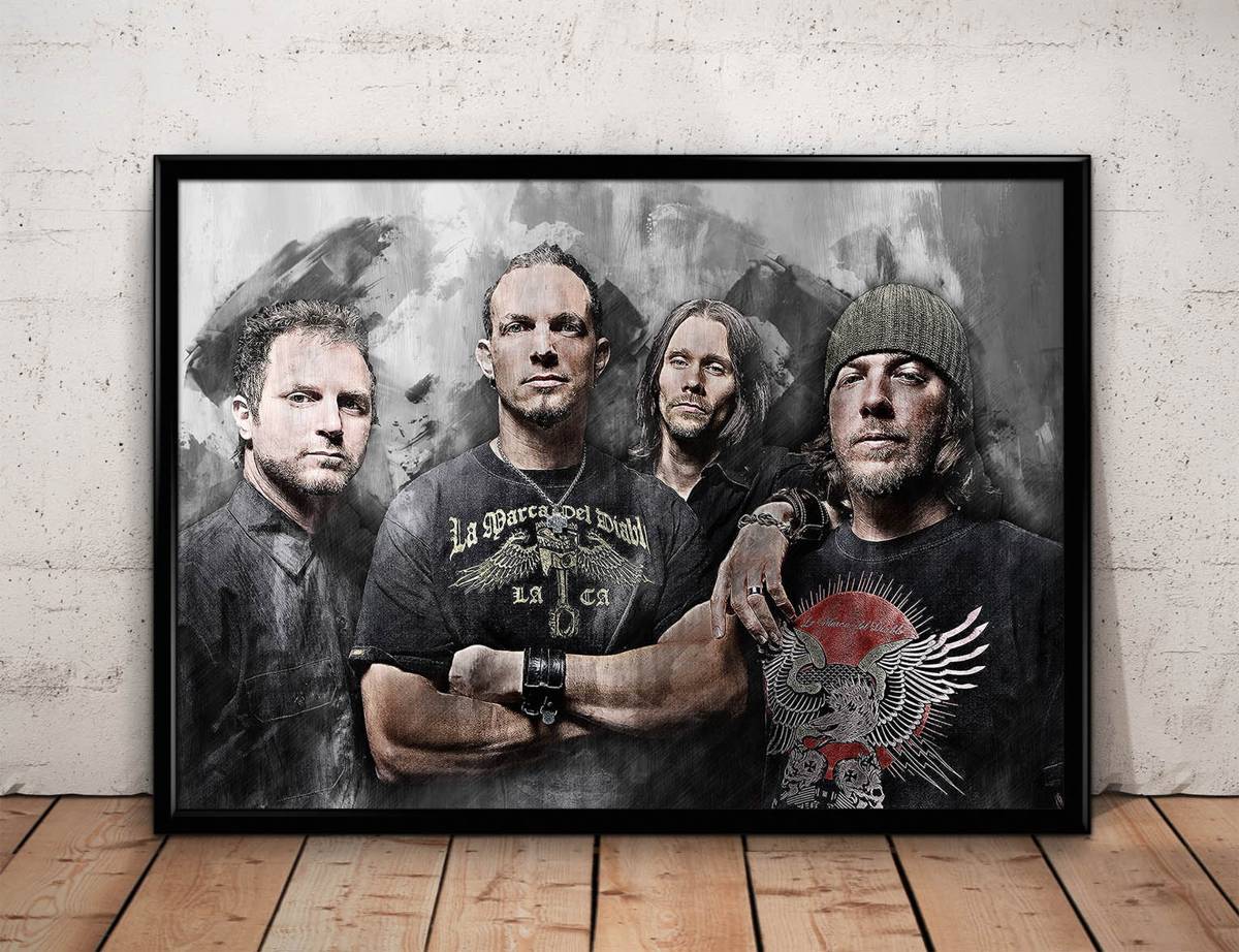 Alter Bridge Print Alter Bridge Wall Art - Poster | Canvas Wall Art Print