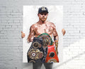 Canelo Alvarez Boxing Champion Sports Art Print, Boxing Fan, Sports Decor – Poster | Canvas Wall Art Print