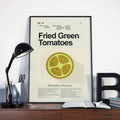 Fried Green Tomatoes Mid-Century Modern Inspired Print - Poster | Canvas Wall Art Print