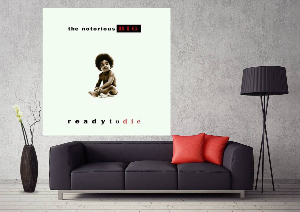 Notorious B.I.G Biggie Smalls Ready To Die Album Art - Poster | Canvas Wall Art Print