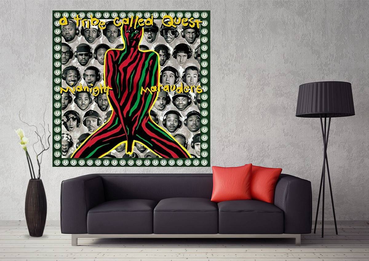 A Tribe Called Quest Midnight Marauders Music Album Cover Art - Poster | Canvas Wall Art Print