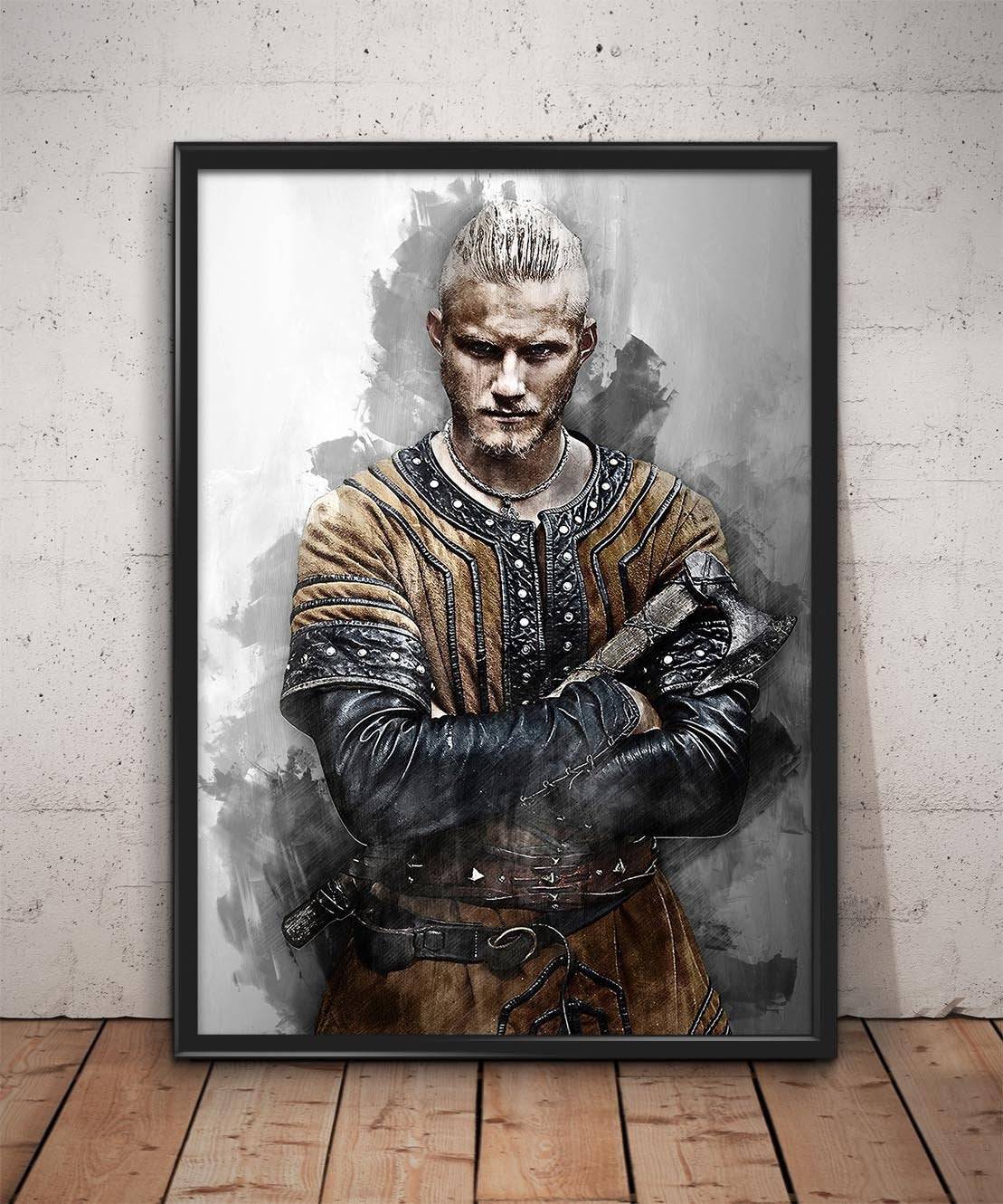 Bjorn Print Bjorn Vikings Wall Art - Poster | Canvas Wall Art Print