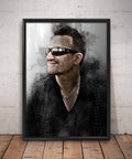 Bono Print Bono U2 Wall Art - Poster | Canvas Wall Art Print