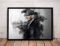 Thomas Shelby Print Thomas Shelby Peaky Blinders Wall Art - Poster | Canvas Wall Art Print