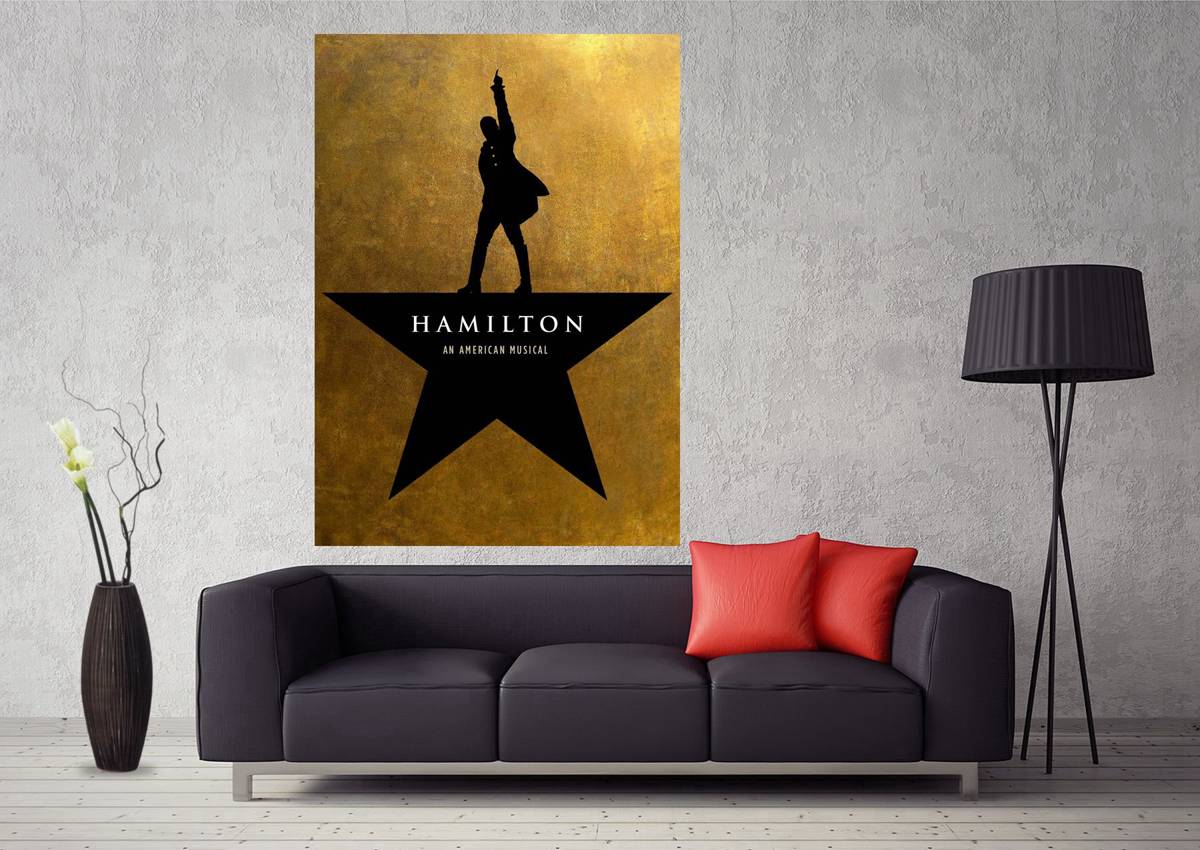 Hamilton Music Album Cover Art - Poster | Canvas Wall Art Print