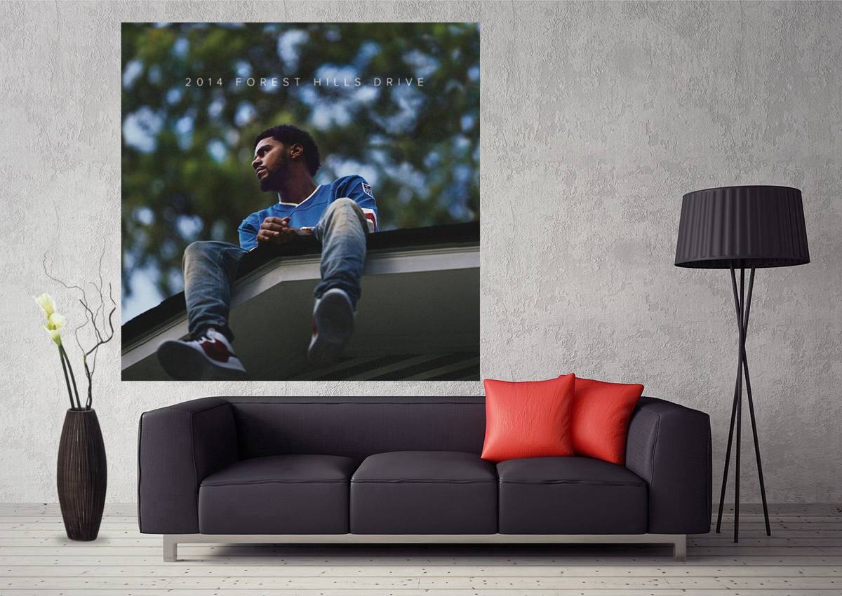 J Cole No Role Modelz Music Album Cover Art - Poster | Canvas Wall Art Print