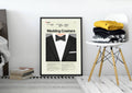 Wedding Crashers Mid-Century Modern Inspired Print - Poster | Canvas Wall Art Print