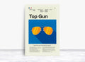 Top Gun Mid-Century Modern Inspired Print - Poster | Canvas Wall Art Print