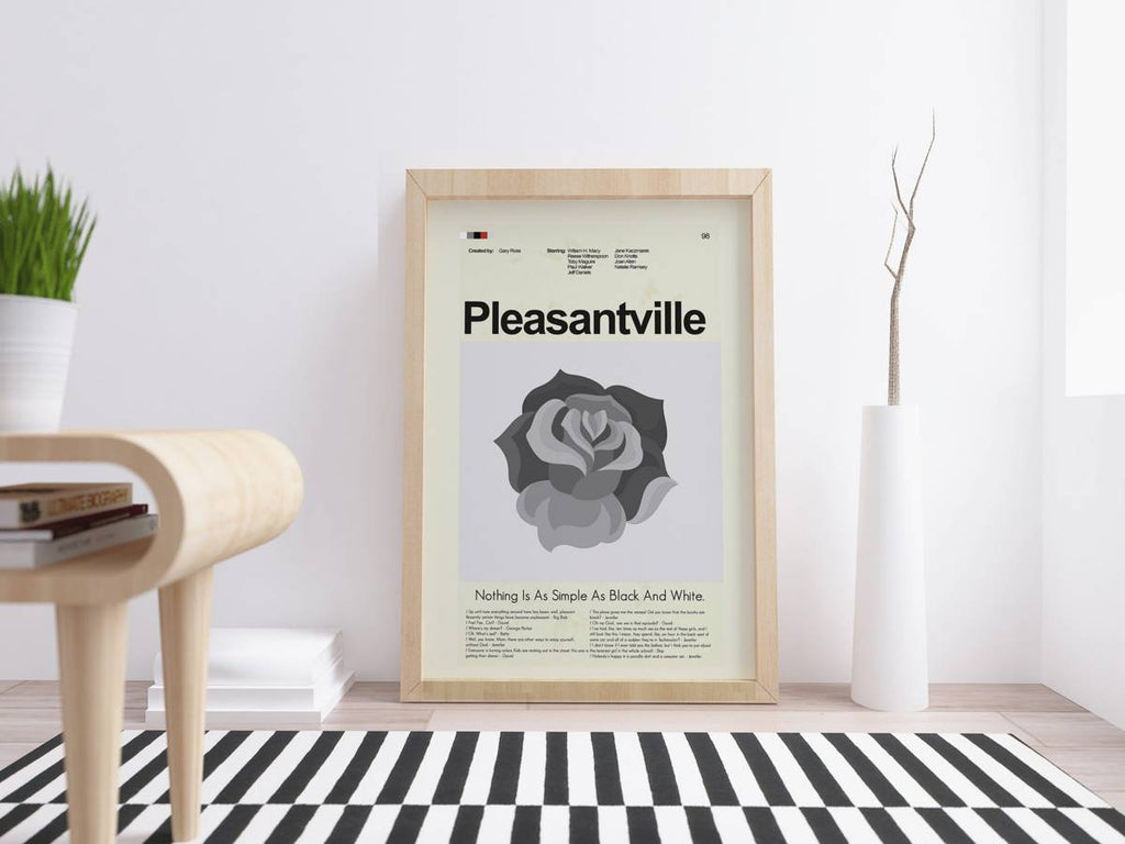 Pleasantville Mid-Century Modern Inspired Print - Poster | Canvas Wall Art Print
