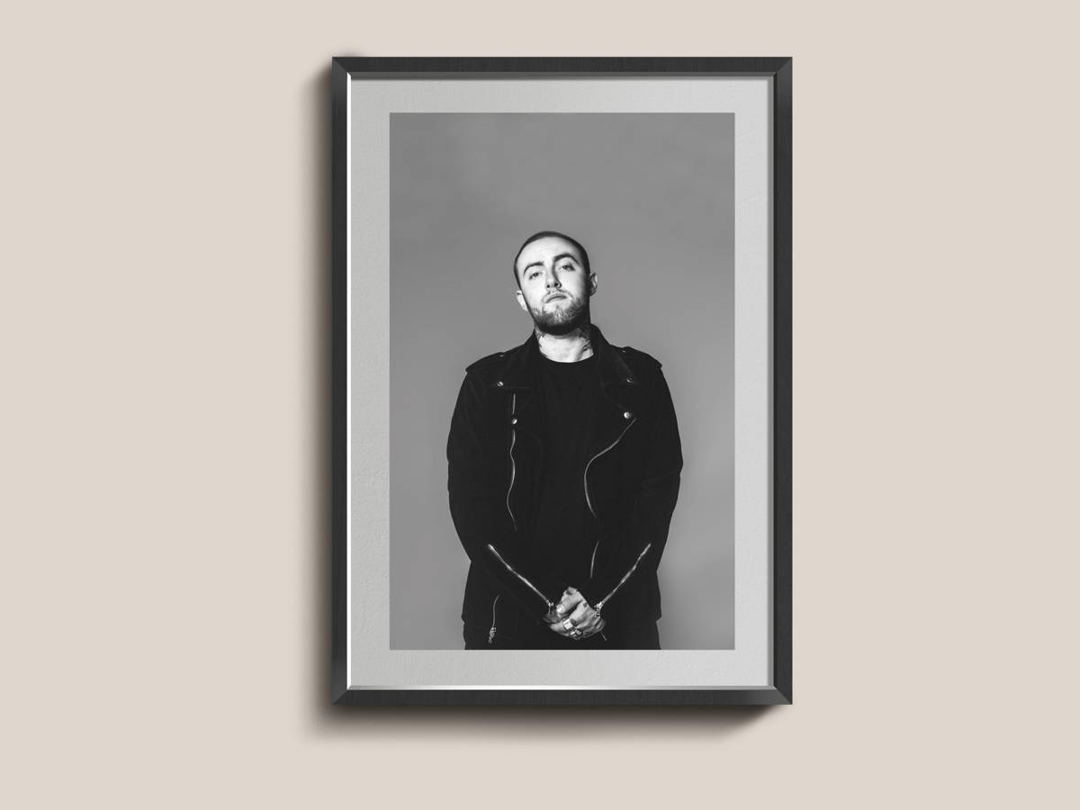 Rap Wall Art. Modern. American Hip Hop Artist Print. - Poster | Canvas Wall Art Print