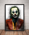 Joker Print Joker Joaquin Phoenix Wall Art - Poster | Canvas Wall Art Print