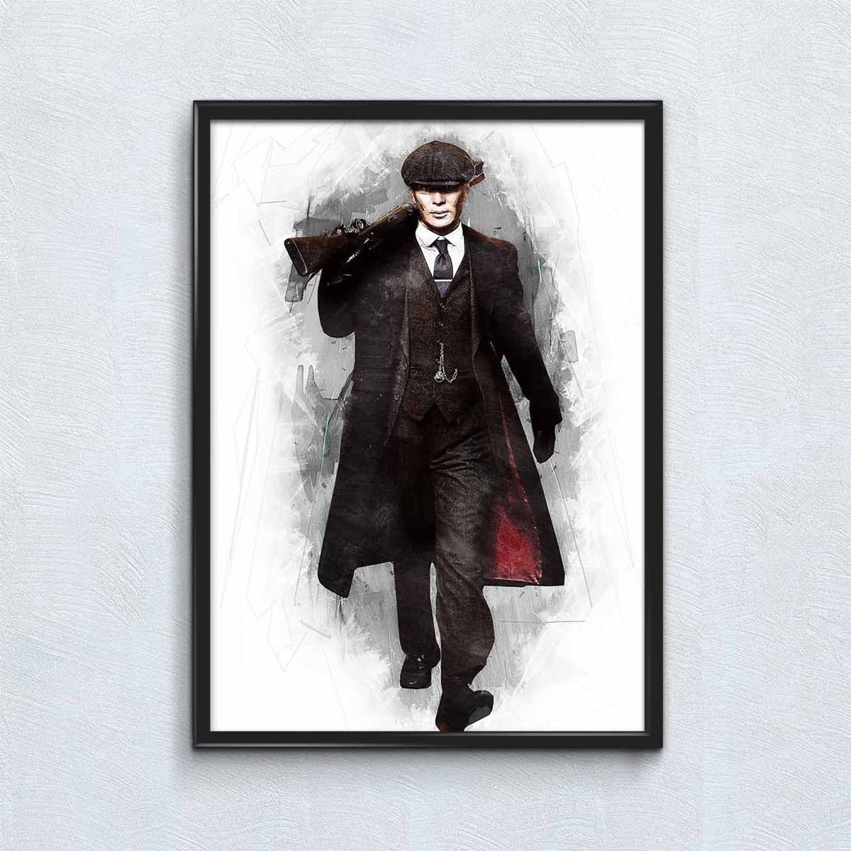 Thomas Shelby Print Thomas Shelby Peaky Bliners Wall Art - Poster | Canvas Wall Art Print