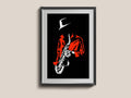 Jazz Wall Art. Musician Print. Retro Music. Gift For Him. - Poster | Canvas Wall Art Print