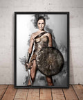 Wonder Woman Print Wonder Woman Wall Art - Poster | Canvas Wall Art Print