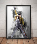 Freddie Mercury Print Freddie Mercury Queen Wall Art - Poster | Canvas Wall Art Print