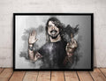 Dave Grohl Print Dave Grohl Wall Art - Poster | Canvas Wall Art Print