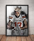Odell Beckham Jr Print Odell Beckham Jr Wall Art - Poster | Canvas Wall Art Print