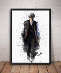 Thomas Shelby Print Thomas Shelby Peaky Blinders Wall Art - Poster | Canvas Wall Art Print