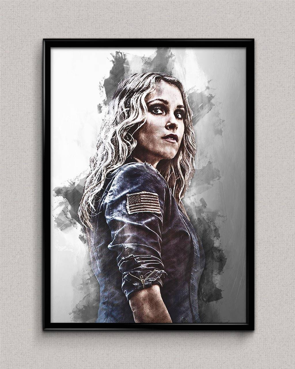 Clarke Print Clarke The 100 Wall Art - Poster | Canvas Wall Art Print