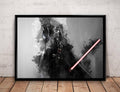 Darth Vader Print Darth Vader Star Wars Wall Art - Poster | Canvas Wall Art Print