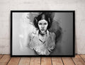 Princess Leia Print Princess Leia Star Wars Wall Art - Poster | Canvas Wall Art Print
