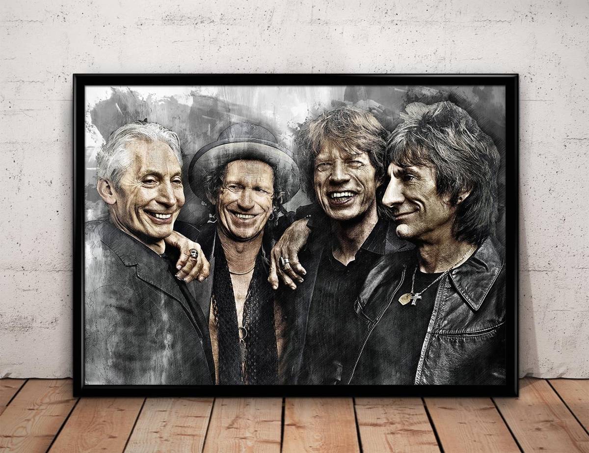 The Rolling Stones Print The Rolling Stones Wall Art - Poster | Canvas Wall Art Print