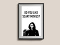 Scream Movie Wall Art. Horror. Modern Print. - Poster | Canvas Wall Art Print