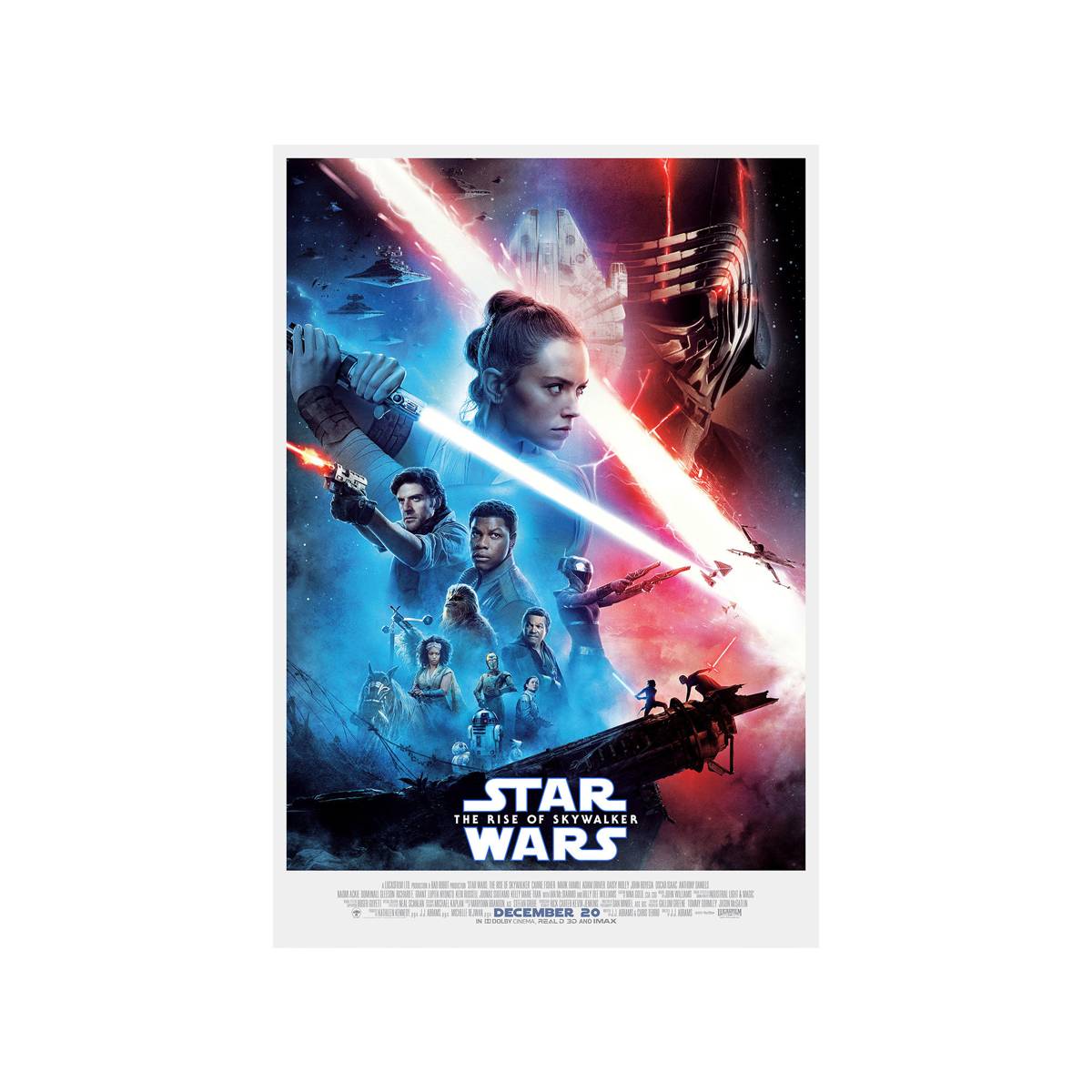 Star Wars: The Rise Of Skywalker 2019 Movie Ver. 1 - Poster | Canvas Wall Art Print