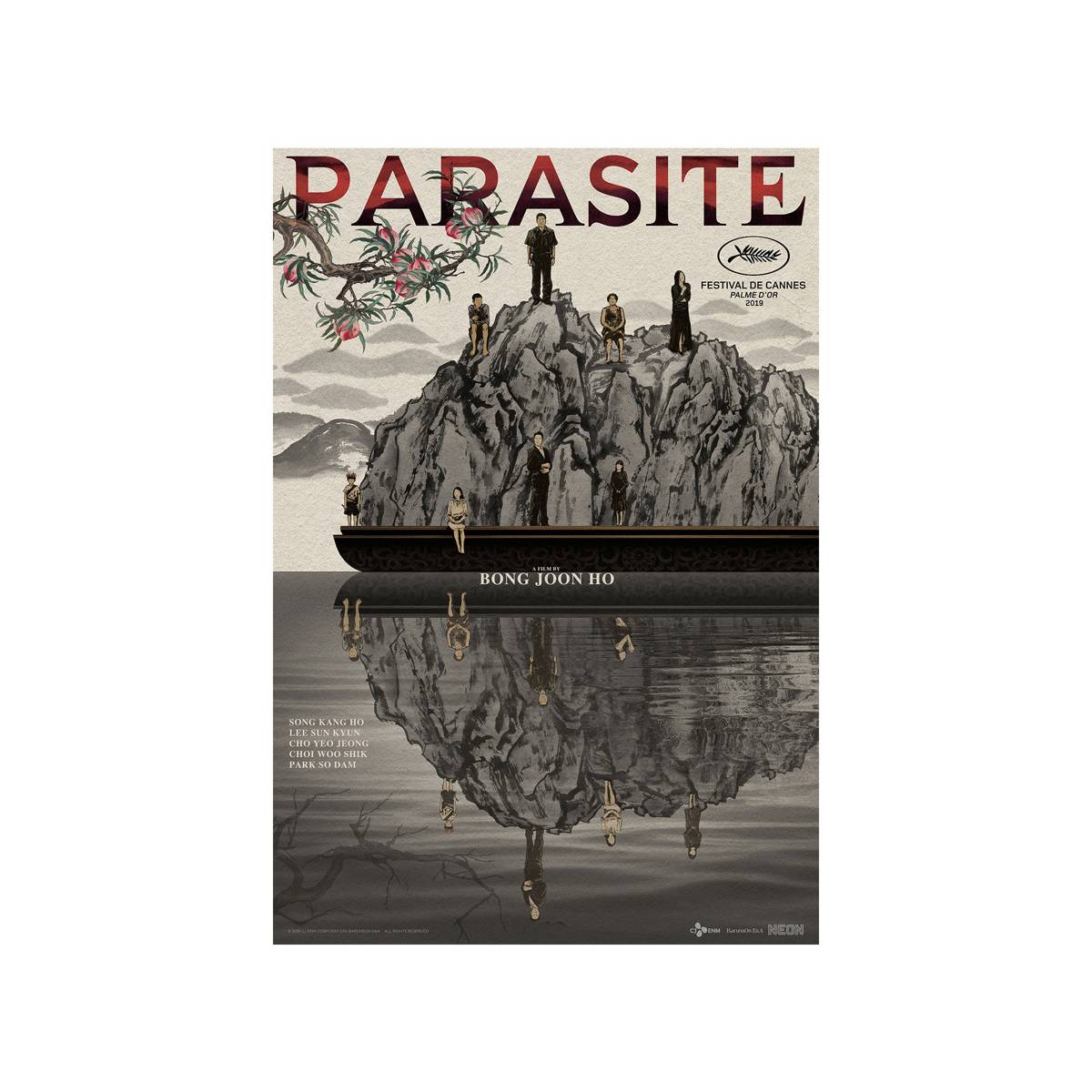 Parasite 2019 Movie Ver. 1 - Poster | Canvas Wall Art Print