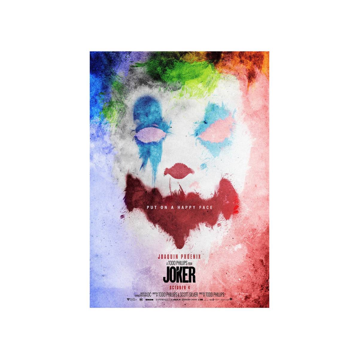 Joker 2019 Movie Ver. 2 - Poster | Canvas Wall Art Print