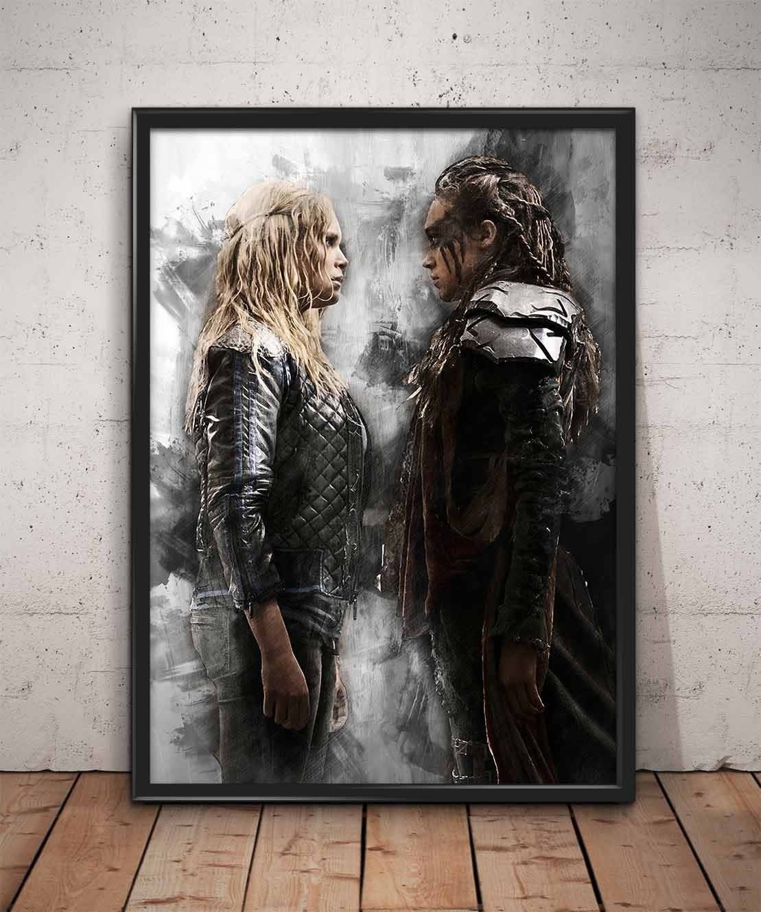 Lexa Clarke Print Lexa Clarke Lexa Clarke The 100 Wall Art - Poster | Canvas Wall Art Print