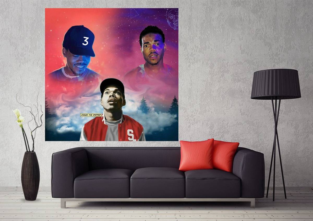 Chance The Rapper Acidrap 10 Day Coloring Book Album Cover Art - Poster | Canvas Wall Art Print